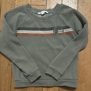 Girls O’neill green sweatshirt size XS
